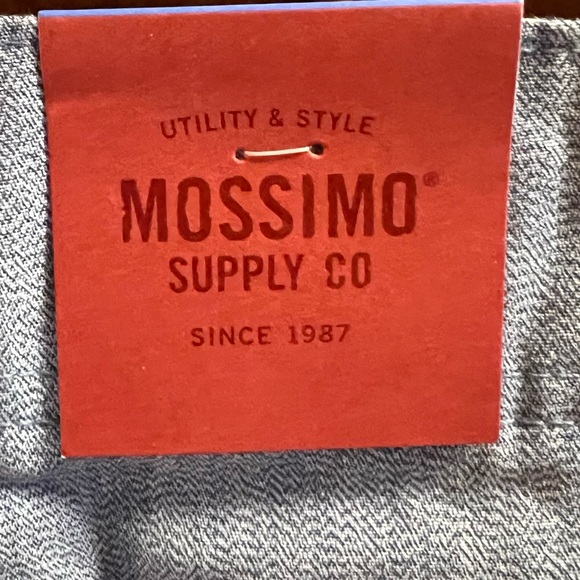Mossimo Supply Co Blue-Grey Heather Flat Front Short 38W NWT - Picture 8 of 10